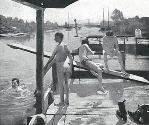 Schwimmanstalt bei Grothe, Königsberg